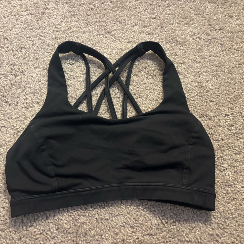Lululemon Athletica Black Sports Bra